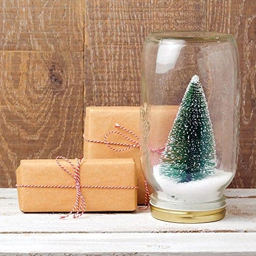 Mini Sisal Snow Frost Trees Bottle Brush Trees 5 Sizes - Temu