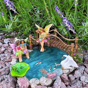 fairy garden fish pond kit