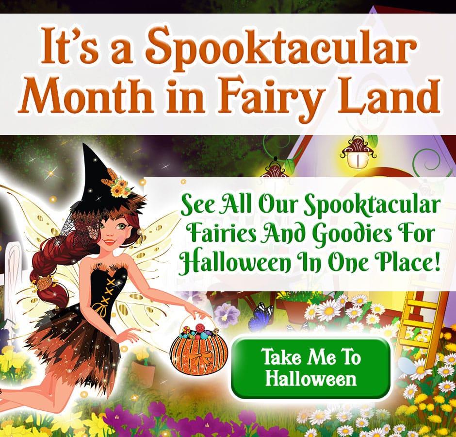 its a spooktacular month in fairy land banner