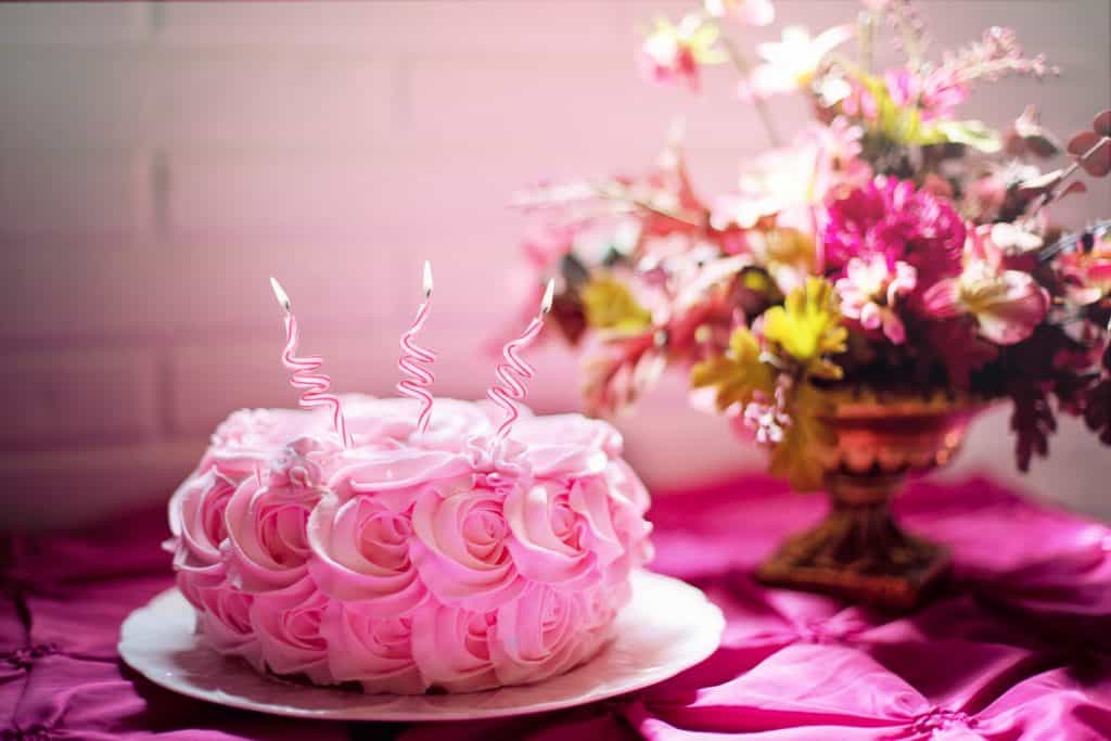 Cake and Flowers