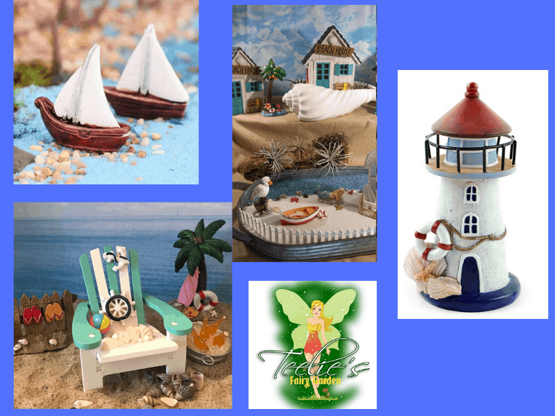 Ideas for a Nautical Fairy Garden