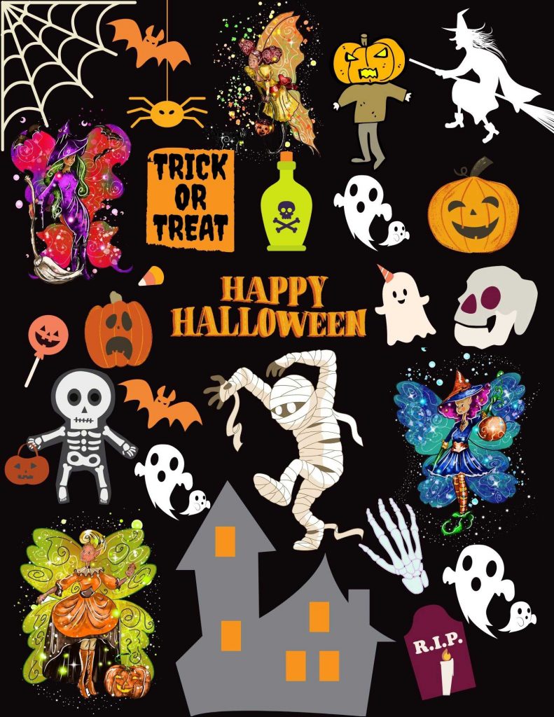 Halloween All Over Print 8.5x11