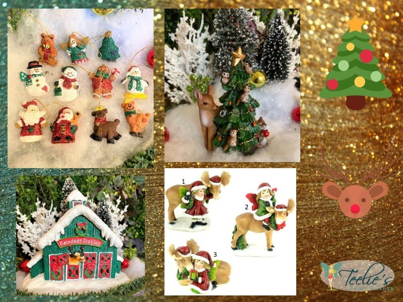 Magical Christmas Fairy Gardens