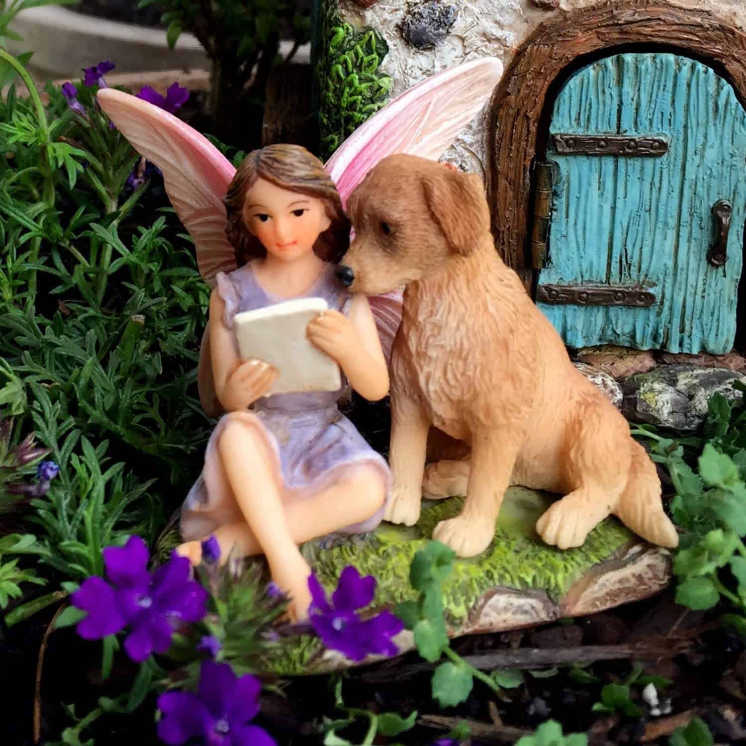 Fairy and dog