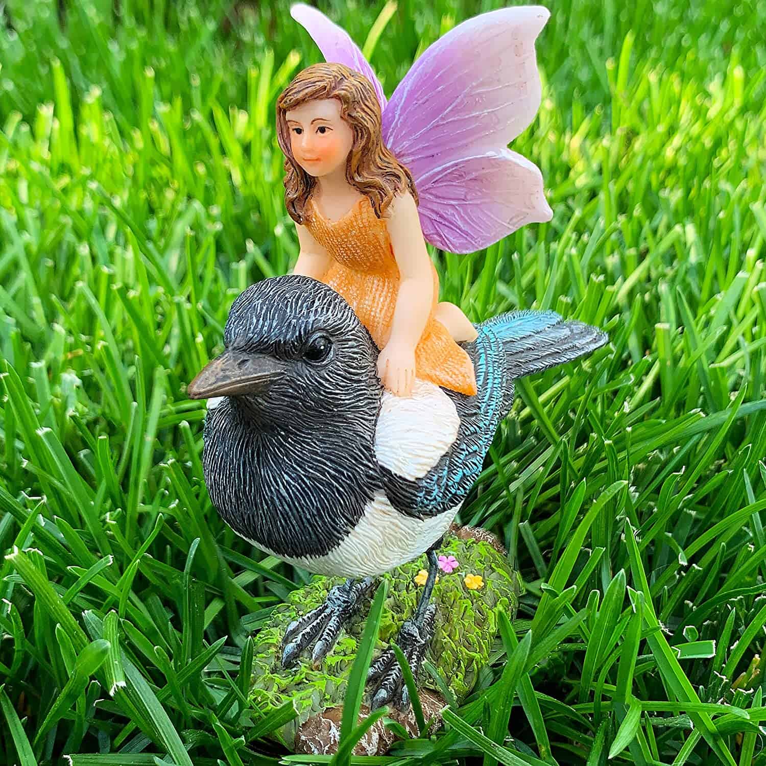 Fairy on bird
