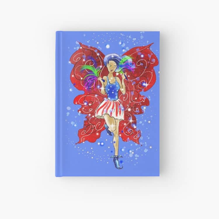 patriotic patsy the 4th of july fairy hardcover journal