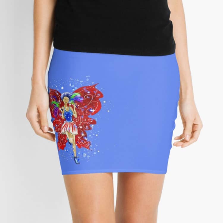 patriotic patsy the 4th of july fairy mini skirt