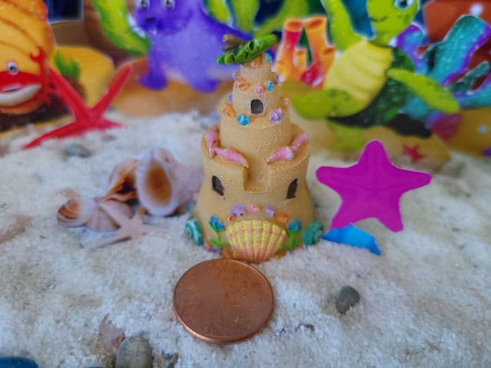 adorable seaside sand castles