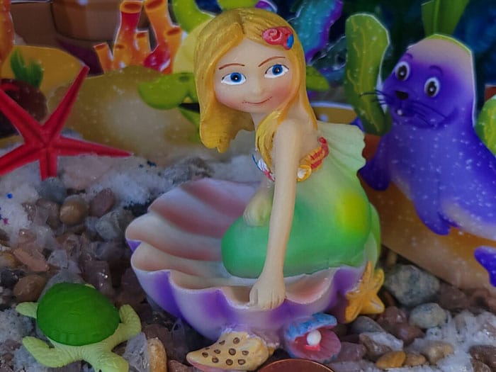 annie the sweet mermaid, fairy garden