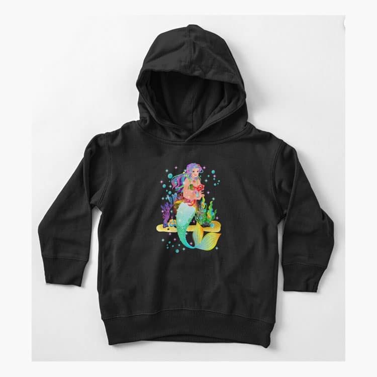 meredith the mermaidbaby hoodie