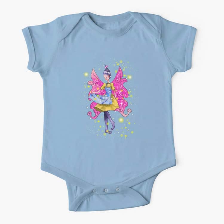 abella the apron fairy baby one piece