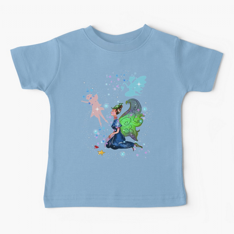 delicia the decal fairy baby t shirt