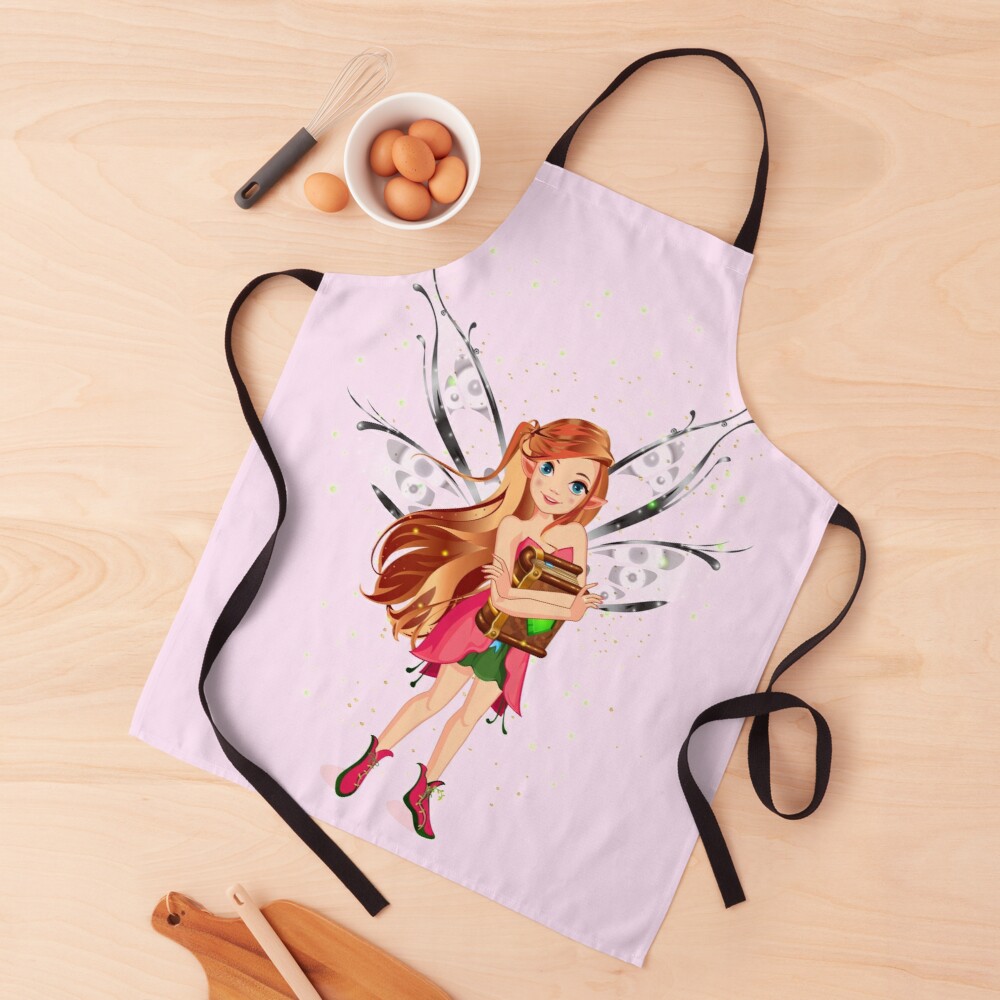 felicia the magical fairy book club fairy loving her books™ apron
