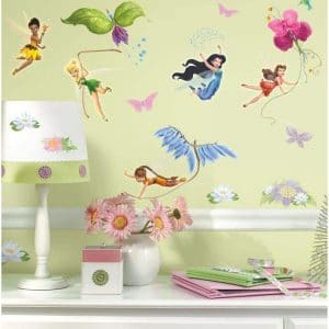 roommates rmk1493scs disney fairies peel and stick wall decals