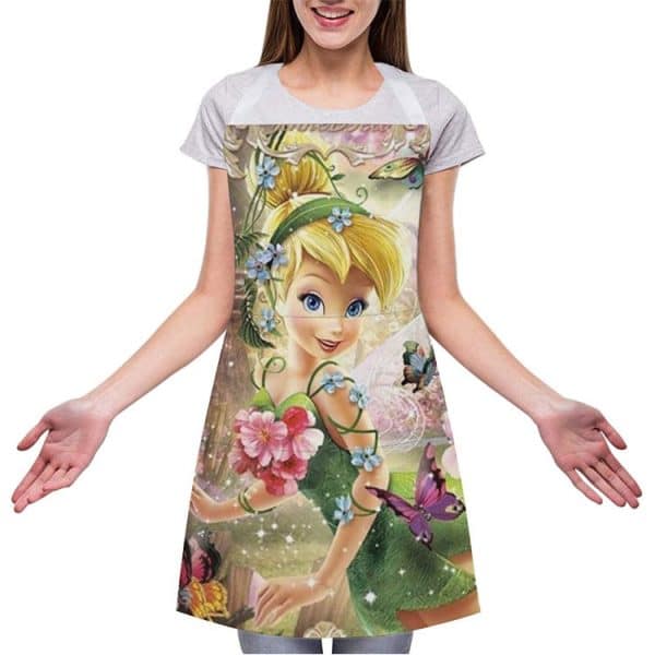 zwdsa custom aprons tinkerbell and fairy flying (21) unisex kitchen apron