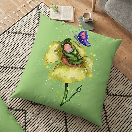 buttercup floor pillow