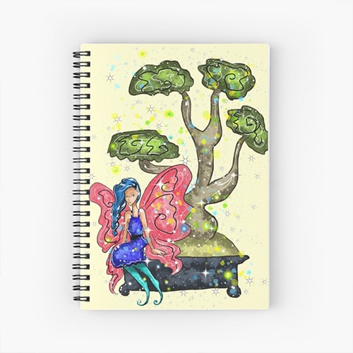 busana fairy spiral notebook