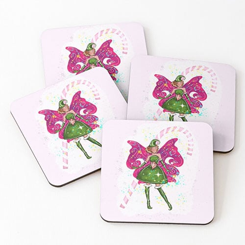 candy fairy coasters