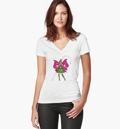 candy vneck tshirt