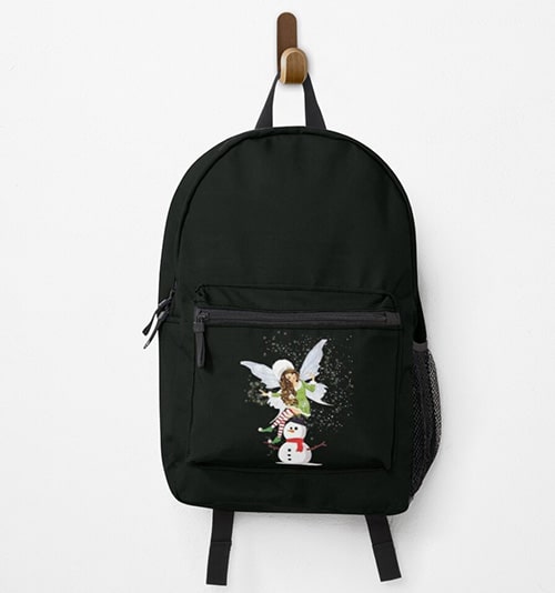fairy merry snowman backpack