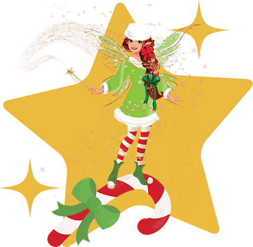 Fairy Merry and The Matching Candy Cane