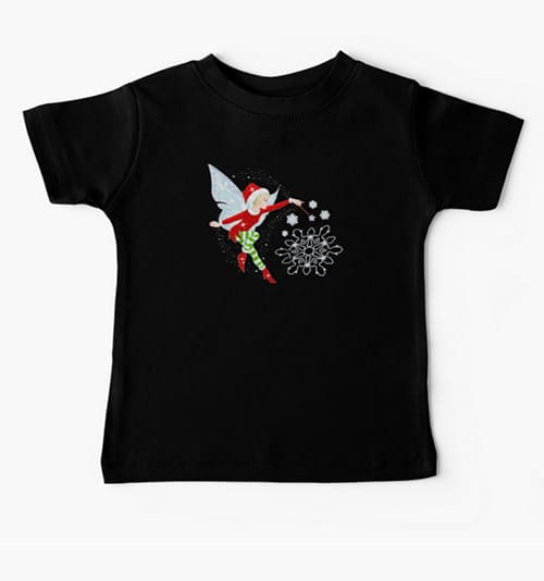 snowflake baby tshirt