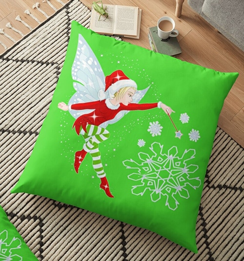 snowflake pillow