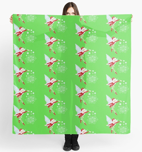 snowflake scarf