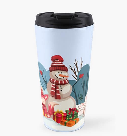 snowman mug