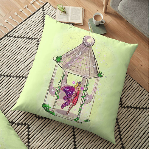 gabby fairy pillow