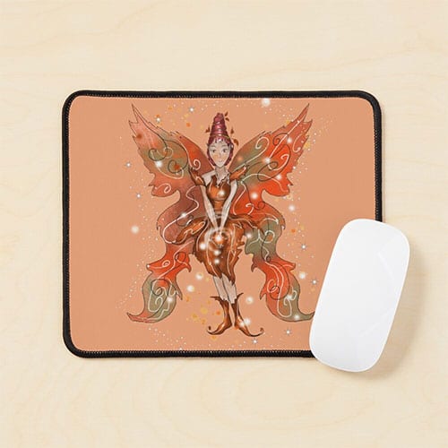 fall fairy mouse pad