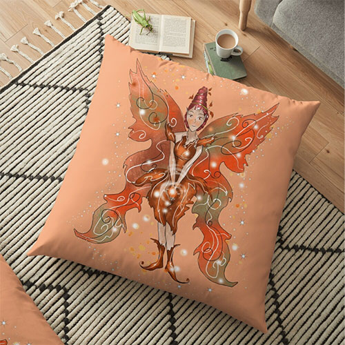 fall fairy pillow