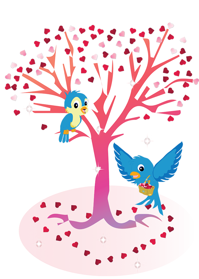 the valentine card fairy friends