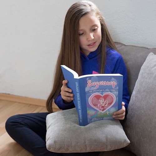 sugarsnap girl reading