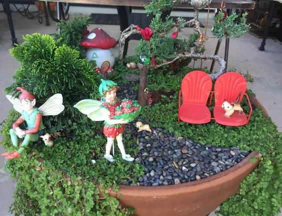 strawberry fairy garden