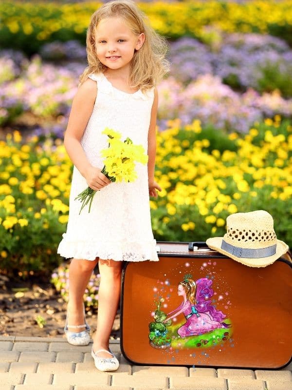 suitcase garden