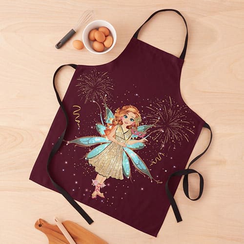 felicia's new year's sparkle apron