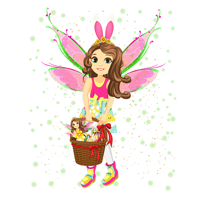 hope the magical easter basket fairy pretty in pink