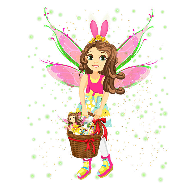 hope the magical easter basket fairy pretty in pink