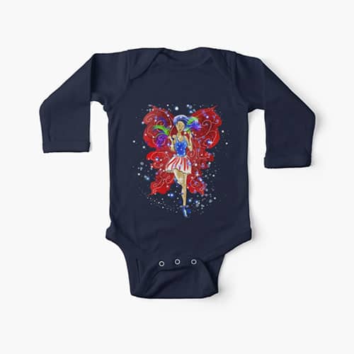 the stars and stripes fairy longsleeve