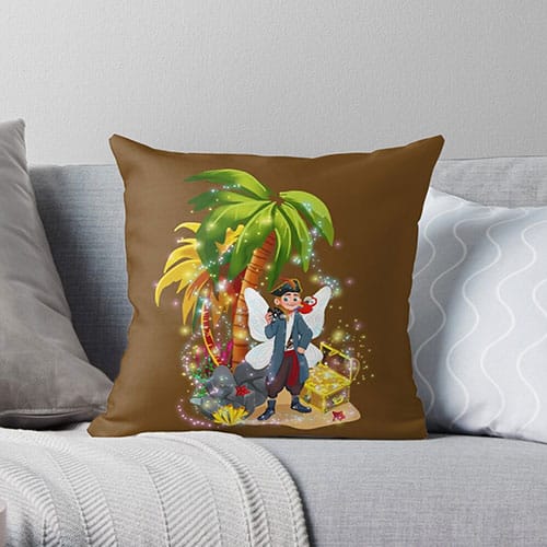 pirate pete rb pillow