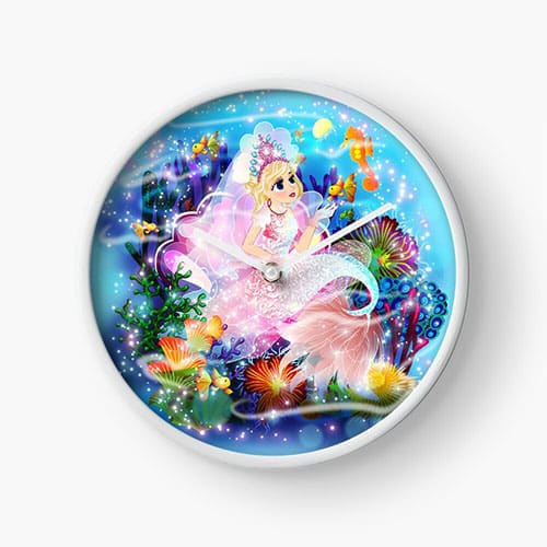 princess pearl clock