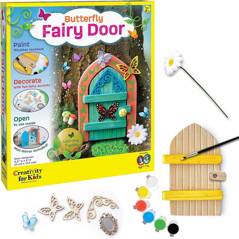 5 creativity for kids butterfly fairy door kit