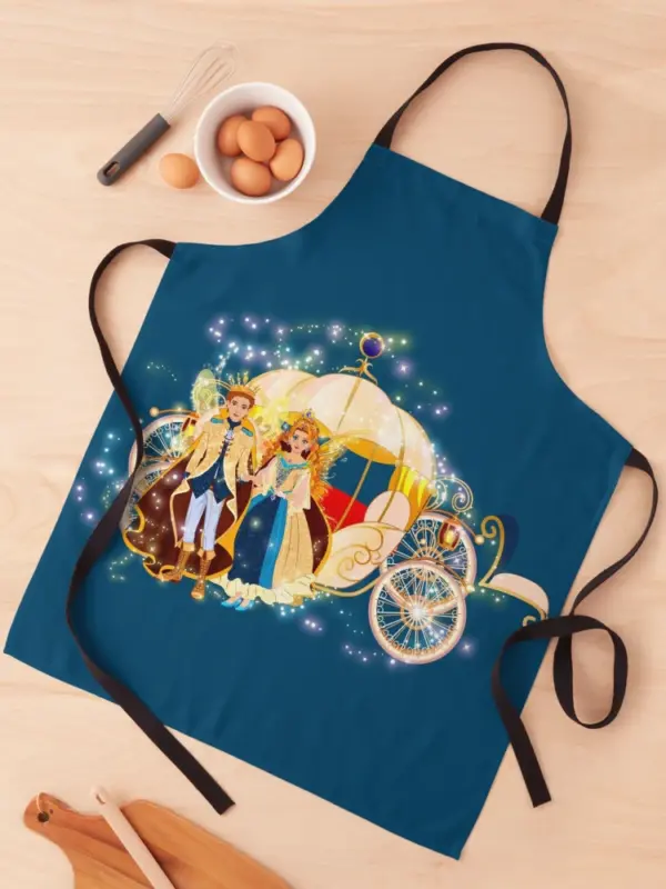 king henry and queen olivia's royal fairy carriage apron