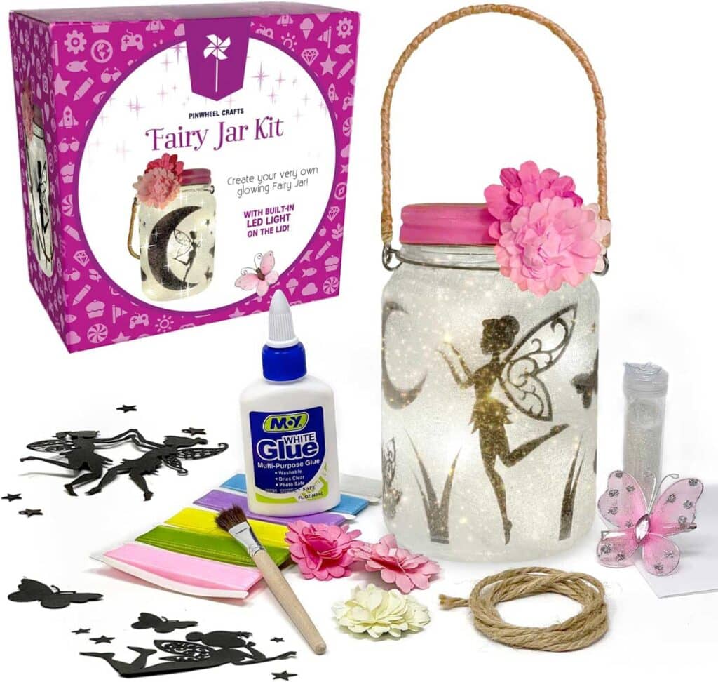 arts and crafts for kids ages 8 12 fairy jar kit