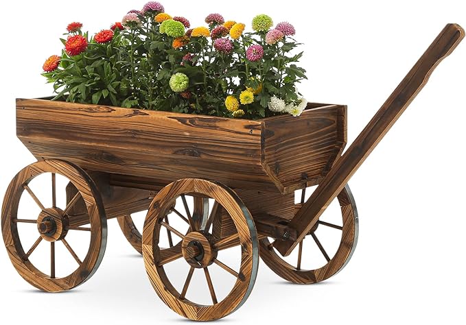 garden wagon decor