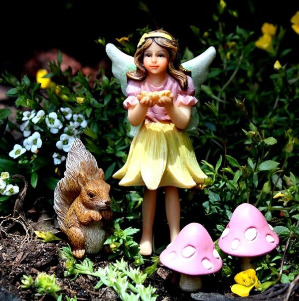 fairy garden fairies garden fairies & fairy garden swing 6 items