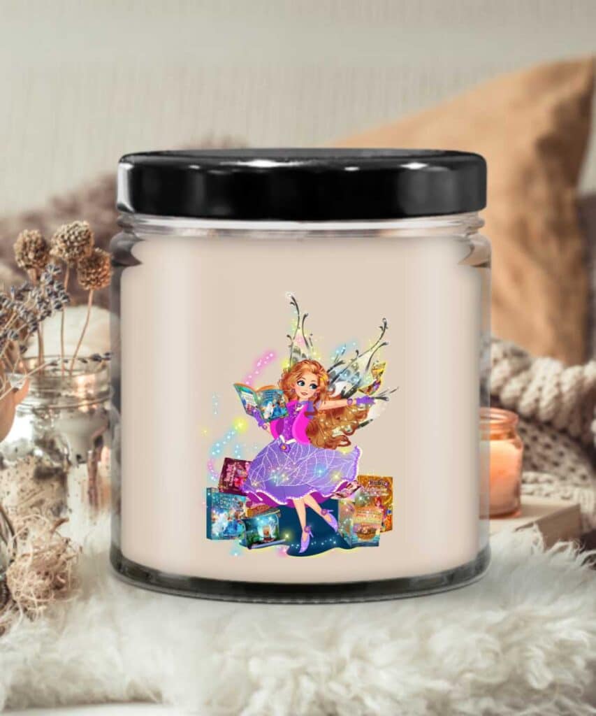 felicia shares the beautiful magical fairy book club candle