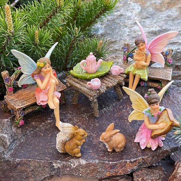 miniature starter kit fairy garden set of 12 pcs