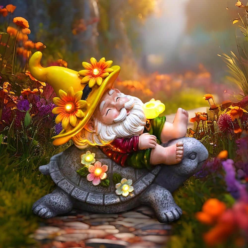 gardening is exhausting gnome